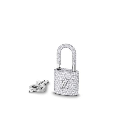 lv gold lock|lockit white gold padlock.